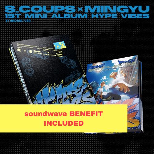 (soundwave) S.COUPS X MINGYU - 1st Mini Album ‘HYPE VIBES’ (2 TYPES Random)