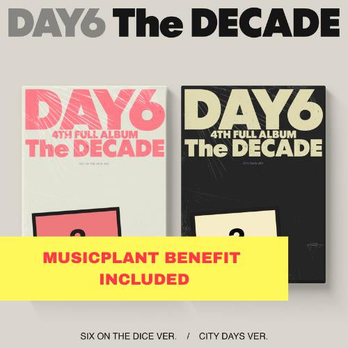 MUSICPLANT) DAY6 - 4th Full Album [The DECADE] (2 TYPES Random)